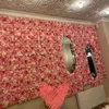 زهور الزهور الزهور أكاليل ألواح الجدار الاصطناعية 16 × 24 "حرير الحرير وردة لخلفية الزفاف ديكورت 221122