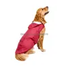 Abbigliamento per cani Impermeabile per cani di grossa taglia Griglia riflettente impermeabile Abbigliamento antipioggia per animali domestici Abbigliamento per cani da riporto all'aperto Accessori moda 3 Dhfwc