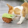 Dog Toys жевает интерактивные головоломки улитки поощряют естественные навыки питания Портативный нельзящий питовой коврик для домашних животных медленные кормушки Легко в чистоте 221122