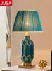 테이블 램프 구매 2 구매 39x69cm 미국 침실 세라믹 램프 가정용 침대 럭셔리 거실 장식