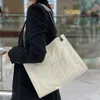 Pomarszczona woskowana skórzana torba na ramię luksusowy projektant kobiety Tote kobieta torba na zakupy torebka o dużej pojemności Lady Nikis Work torby na zakupy