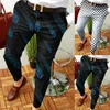 Menina de pista masculina menino 10 homens Slim Fit Print Zipper Butripers Suit Ponts Male Casual Fashion Pants Long 4 1 221122