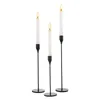 Vintage Metal Candle Holders Wedding Table Decoration Romantic Iron Candlestick Home Ornaments 3Pcs/Set