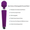 SS23 Vibrator Sexspielzeug für Frauen Erwachsene Frau 10 Geschwindigkeit USB wiederaufladbar Oral Klitoris s Av Zauberstab G-Punkt-Massagegerät