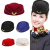 Berretti 449B Hostess Cappello Berretto Donne Air Hostess Partito Cosplay Formale Uniforme Caps Accessori Cappelli Costume