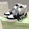 Chaussures off feme mens blanc authentine cuir lace up rond entraîners baskets runway tenfi tennis