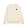 Erkek Hoodies Sweatshirts 21s Tasarımcı Oynat Commes Jumpers des Garcons Mektup Nakış Uzun Kollu Külot Kadın Kırmızı Kalp Gevşek S042 0YKL