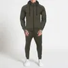 Erkek Hoodies Sweatshirts Erkek İlkbahar ve Sonbahar Kapüşonlu Sweater Sıcak Set Erkek Spor ve Boş Zaman Kazak Spor Pantolon Moda Beyzbol Takım 221122