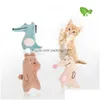 ألعاب CAT جميلة ألعاب PET CAT Funny Peppermint Toy Plush مثيرة للاهتمام مثيرة للاهتمام التماسيح الجديدة Kangaroo Bear Plaything Supplies 1 8cw K2 Drop Del Dhy8m