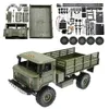 Electric RC Car WPL B 24 Remote Control Military Truck Diy Off Road 4WD RC 4 Wheel Buggy Drive Climbing Gaz 66 Fordon för födelsedagspresent Toy 221122