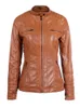 Damen Leder Faux FTLZZ 7XL Frauen Kapuzenjacke Pu Motorrad Hut Abnehmbare Casual Punk Oberbekleidung 221122