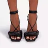Sandalias De talla grande 35-42, zapatos sexis De verano para mujer, Sandalias De gladiador a la moda De tacón alto para mujer WSH3945