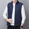 Gilet da uomo Giù Gilet di cotone Leggero e sottile da ragazzo con spalle scoperte Cappotto da uomo autunno inverno Moda coreana Giovane bello 221122