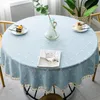 Nappe de table Plaid coton lin tissu rond mariage el couverture de Banquet intérieur salle à manger cuisine décoration extérieure 221122