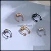 Anneaux De Nez Goujons Aimant Clip Sur Anneaux De Nez Goujons Or Arc-En-Ciel Sans Trou Anti Allergie Anneau En Acier Inoxydable Bijoux De Corps Pour Les Femmes Fas Dhny1