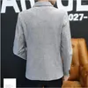 Trajes de hombre de alta calidad de talla grande, moda coreana, informal, de negocios, entrevista de trabajo, vestidos de padrino de boda, chaqueta ajustada para hombre