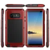 Customed Armor Mobile Phone Cases for Samsung Note 8 Luxury Shockproof Waterproof Full 360 Protection Cover