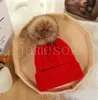 Hats Pompom Baby Beanie Cap Autumn Winter Kids Girl Boy Hat Knitted Warm Solid Color Outdoor Children Toddler Accessories de951