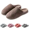 Men Slippers Slippers Floor Shoes Slipon Hairy Plush Flat Home Autumn Winter Keep Warm Indoor Bedroom Antislip Soft