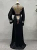 Abbigliamento etnico Africa Dress Abiti africani per le donne Dashiki Luxury Mesh Diamond Abaya Dubai Musulmano Ramadan Kaftan Kimono Islam