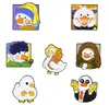 Spille per gioielli Cartoon Cute Duck Series spilla in lega di vernice Spilla in metallo