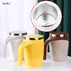 Muggar Automatisk självrörande magnetisk mugg rostfritt stål temperaturskillnad Kaffeblandning Cup Blender Smart Mixer Thermal 221122