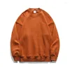 Men's Hoodies Brand Loose Solid Color All-match Main Style Couple's Round Neck Men And Women Korean-Style Autumn Fashion