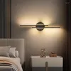 Lampada da parete moderna LED Parlor Camera da letto Corridoio Apparecchi di illuminazione Art Design Drop Home Deco Bianco Nero Metallo