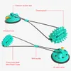 Dog Toys Chews Molar Bite Toy Multifunction Pet Chew uppgraderad dubbel sugkopp Pull Boll för S Cleaning Tooth Food Dispenser 221122