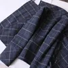 Women's Jackets Chic Short Plaid short Women Korean Style Slim Big Size Coat Woolen Office Lady Casual Biker Coats Vintage Outwear 221122