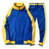 Sweats à capuche masculine Sweatshirts Brand Casual Tracksuit Men Spring Zipper Jackets Papants 2 pièces Male Slim Sportswear Fashion 2PCS Men's Streetwear 221122