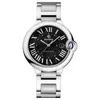 Nouvelle vendeuse pour hommes de la montre automatique de qualit￩ haut de gamme Classic Classic Business Pure Pure en acier inoxydable Factory Sales de vente directe Attach￩