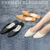 Casual Abdeckung Werden Zehe Hausschuhe Mode Halbe Hausschuhe Schuhe Sommer Freizeit Flache Slips Auf Frauen Maultiere Weibliche Retro Schuhe J220716