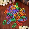 Other Bird Supplies Birds Gnaw Toy Mticolor Parrot Type C Colour Plastic Chain Link Bird Toys A Pack Of 100 Pcs Pattern 6 5Jx J2 Dro Dhogk
