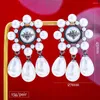 Серьги Серьги Soramoore Boho Charm Ins Style Nature Pearl Drop For Women Bridal Wedding Party Be Original Lady Summer Jewelry