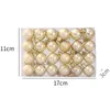 Party Decoration 24pcs/Box Christmas Balls 3cm ChristmasTree Hanging Ball Ornament Props Year Decorations 2022