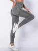 Leggings para mujer Sexy Fitness Push Up Cintura alta Gimnasio Entrenamiento Mujer Pantalones Mujer Deporte Sólido 11 Color 221122