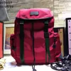 Large Travel Backpack Shoulder Bag 5a Quality Back Pack Handbags Purse Brand Letters Red Green Straps Interior Large Capacity Pocket Height 45cm