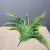 Faux Floral Greenery 56cm Large Artificial Flower Boston Fern Bunch Plastic Green Plants Fake Leaves Craft Foliage Home Decoration 221122