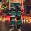 Tute da uomo Natale Pantaloni casual da uomo Pantaloni del pigiama con coulisse e tasche Casa regalo di Natale con pantaloni dritti a taglio Jean Uomo 221122