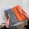 Luxury Designer Purse in Hand 2023 New Fashion Delicate Buckle Coin Purse Multi-functional Trend Envelope Card Wallet Factory Dire276K