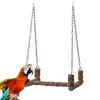 다른 애완 동물 용품 새장에 대한 새 스윙 15 인치 앵무새 퍼치 천연 나무 새 장난감 잉여 큰 새 macaws cockatiels 221122
