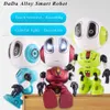 RC Robot Smart Touch Sensing Talking Toy Head Touch Sensication Led Light Toys For Kids Gift Red Green Blue Boy 221122