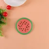 Tappetini per sottobicchieri in silicone per frutta all'ingrosso Modello colorato Portabicchieri per tazze rotonde Tazza per sottobicchieri da tavola per bevande spesse