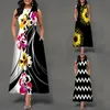 Darane casual solto Floral vintage Burfles Comparar grande vestido grande verão Camis Party Elegant maxi 221121