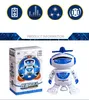 RC Robot 360 Rotating Smart Space Dance Electronic Walking Toys With Music Light Gift For Kids Astronaut Toy to Child gift 221122