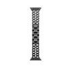 Straps Straps Metal Alloy Double Cowboy Chain Link Band Bracelet Fit Iwatch 8 7 6 5 4 Seia para Apple Watch Series 38/40/41mm 42/44/45mm Watchband Bandana