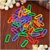 Other Bird Supplies Type C Bird Toys Mticolor Birds Gnaw Plaything Parrot Colour Plastic Chain Link A Pack Of 100 Pcs New 6 5Jx J2 D Dhauk