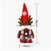 Kerstdecoraties Gnomes Christmas Decorations Creative Antlers Dwerg ornamenten Zweedse kabouter Kerstmis Gezichtseloos bos oude man geschenken DHVBP