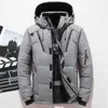 Männer Daunenparkas -20 Grad Jacke Männlich Winter Männer Weiße Ente Mit Kapuze Outdoor Dicke Warme Gepolsterte Schnee Mantel Übergroßen m-4XL 221122